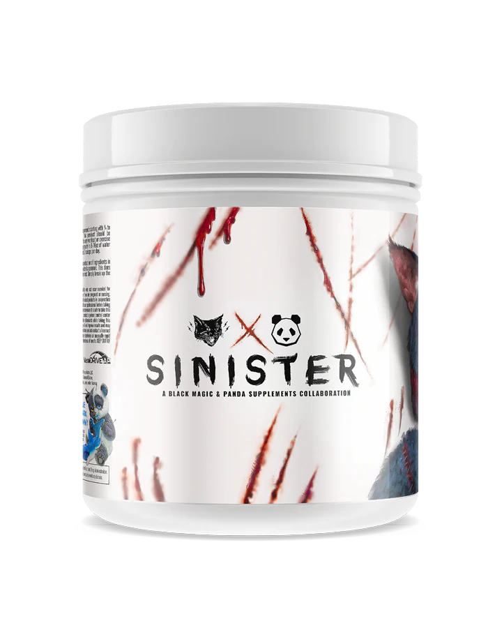 Black Magic X Panda Supps Sinister Pre-Workout (Limited Edition Collaboration)
