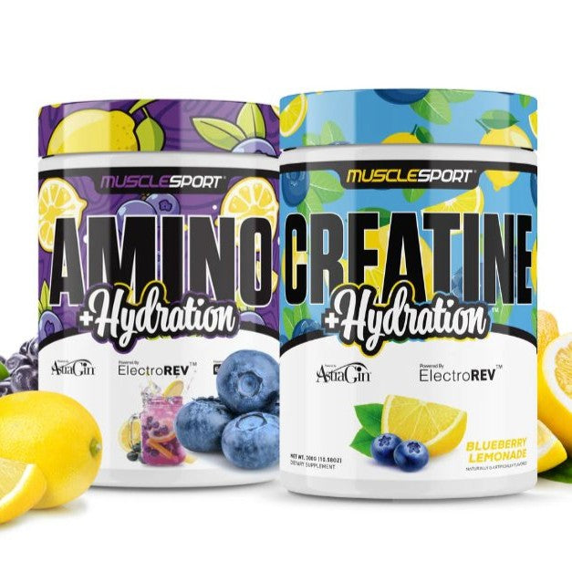 MuscleSport Creatine & Amino Hydration Bundle
