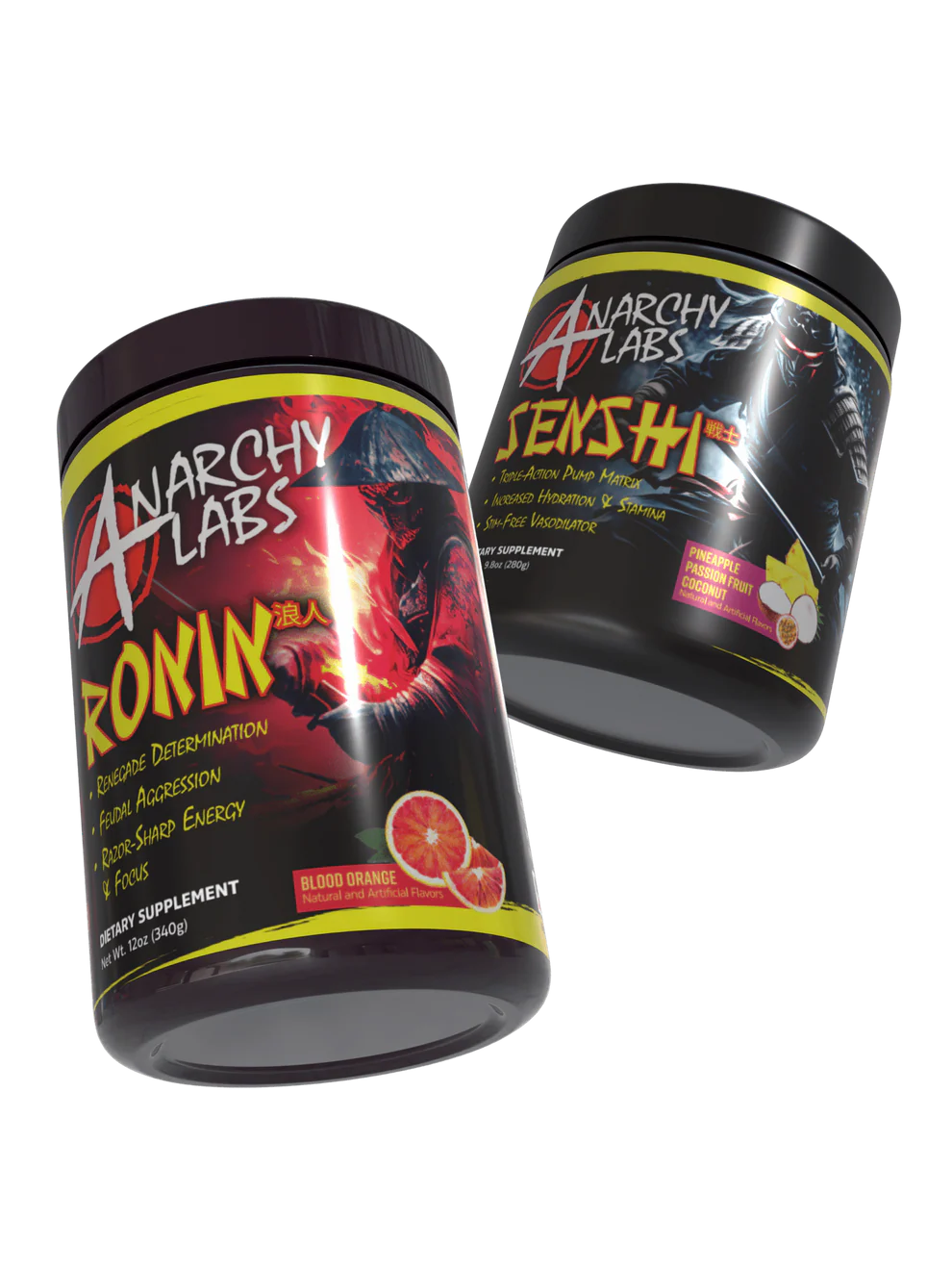 Anarchy Labs Ronin & Senshi Pre Workout Stack