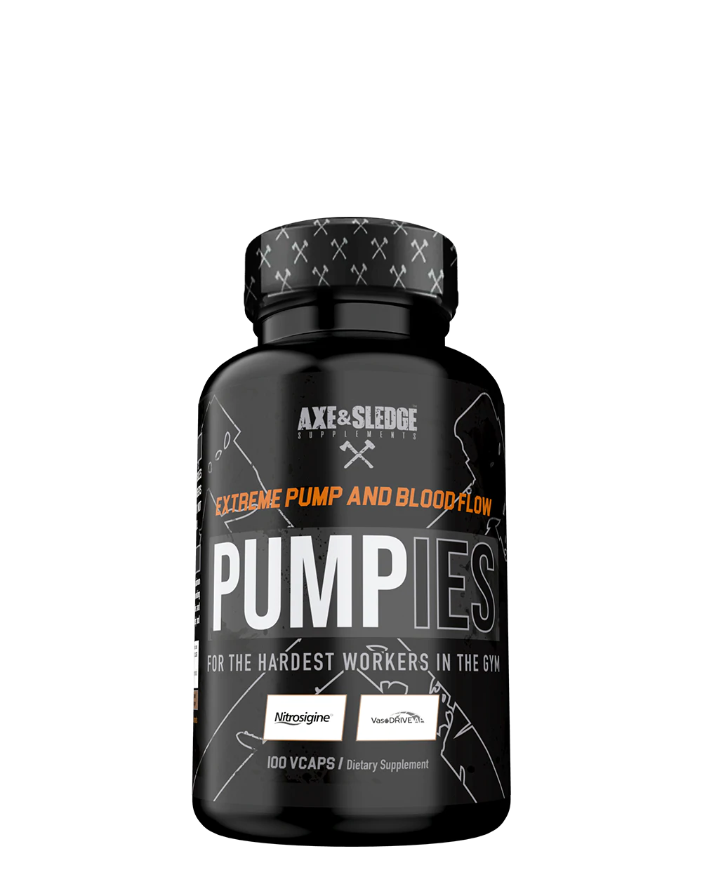 Axe & Sledge Pumpies nitric oxide support supplement capsuels 