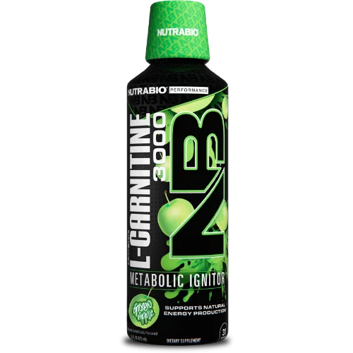 NutraBio L-carntine 3000 fat burner green apple