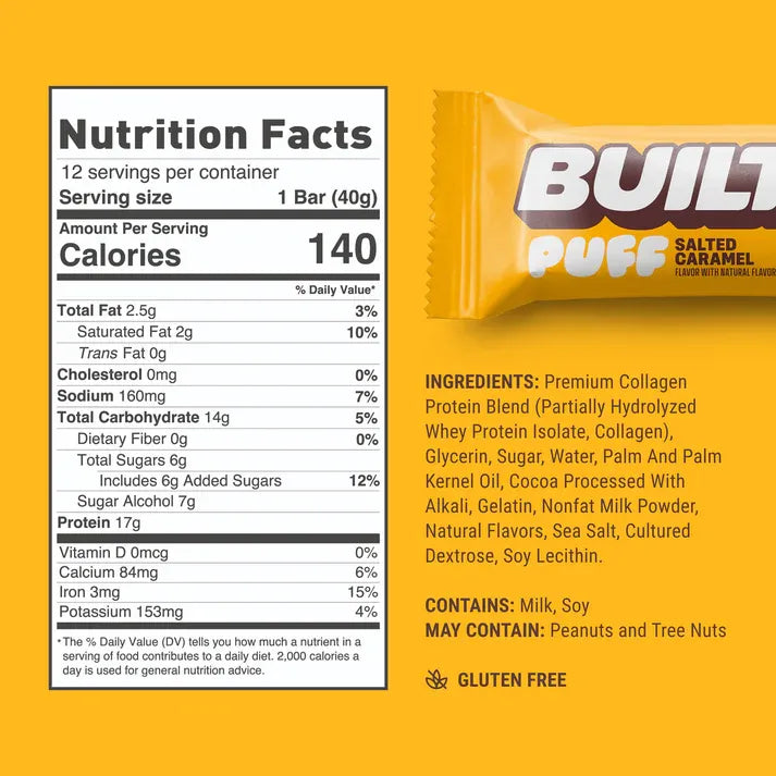 BUILT Puff Protein Bars