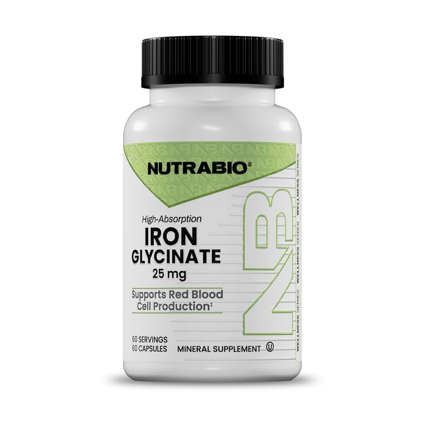 NutraBio Iron Glycinate (Ferrochel®)