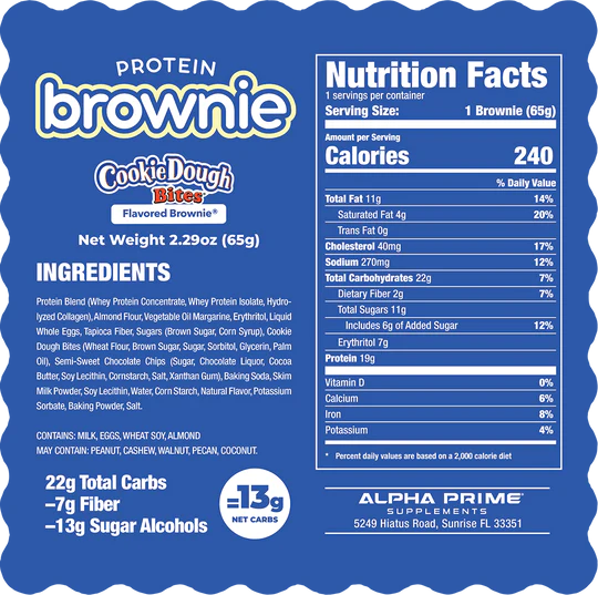 AP Sports Prime Bits Protein Brownie (12 Pack)