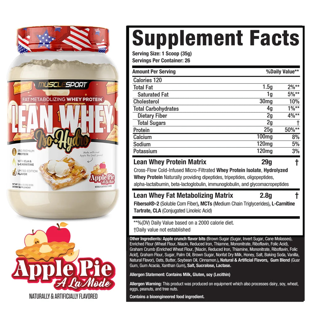 Musclesport Lean Whey™ Iso Hydro Gourmet 2lb Limited Editions