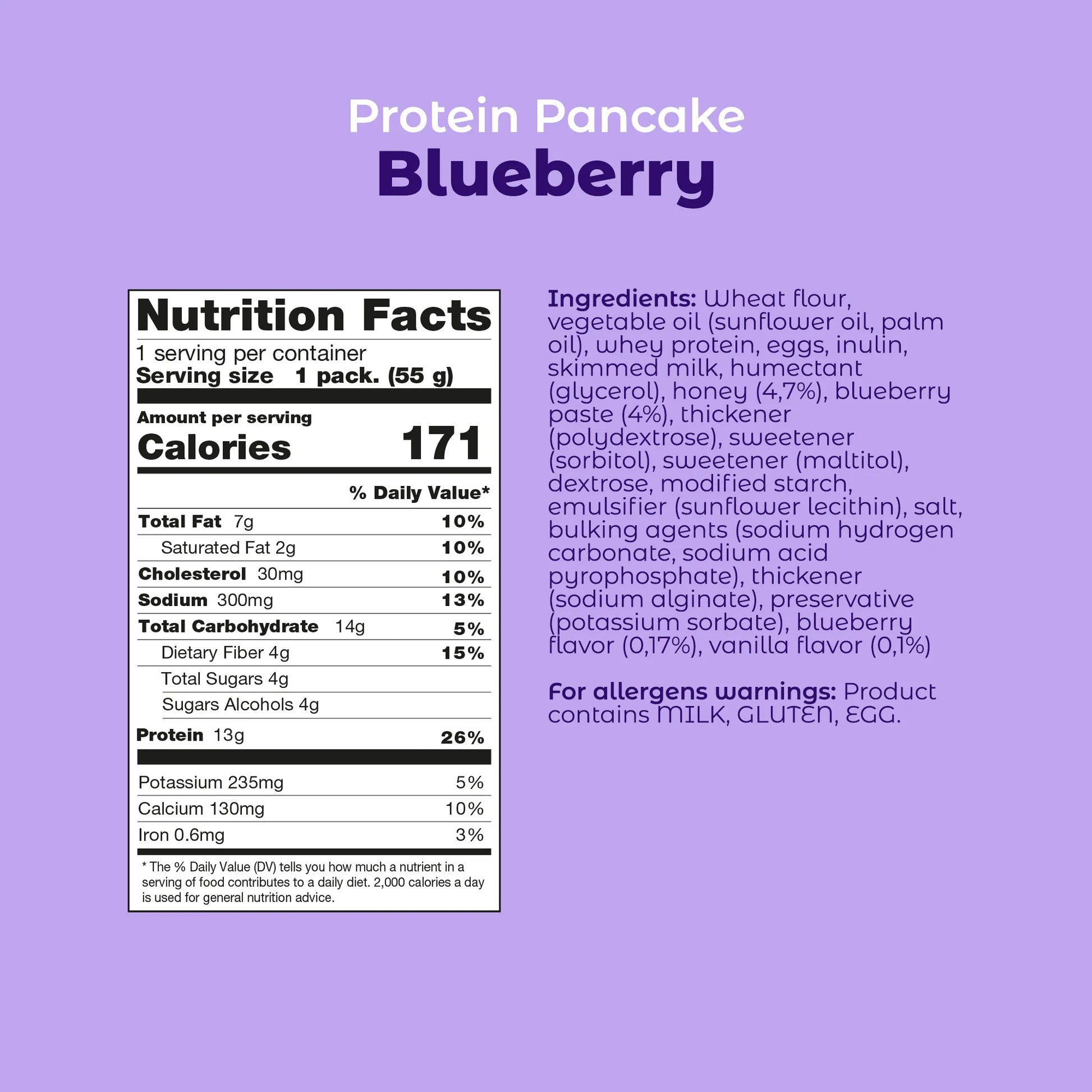 Smarter Snacks Protein Pancake
