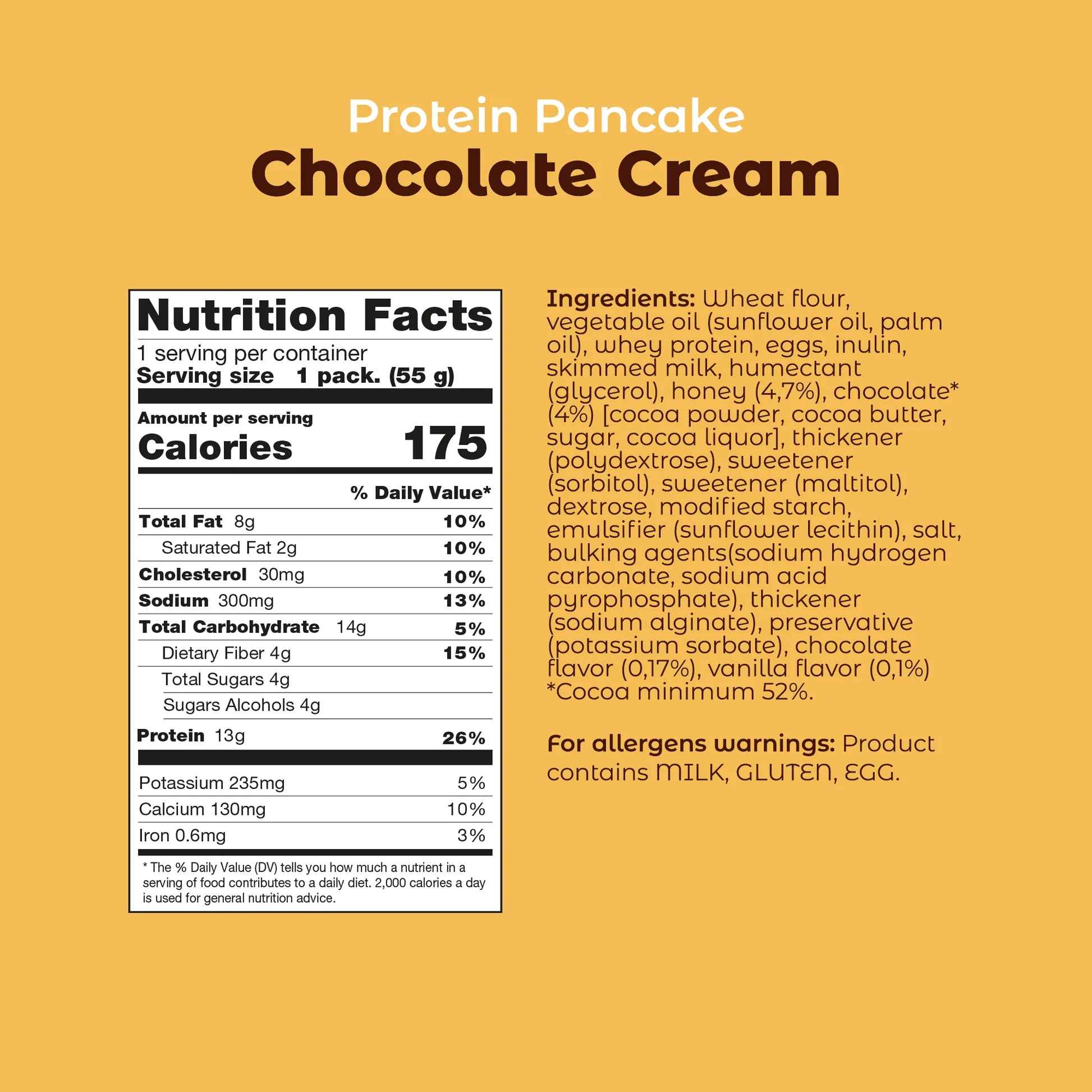 Smarter Snacks Protein Pancake