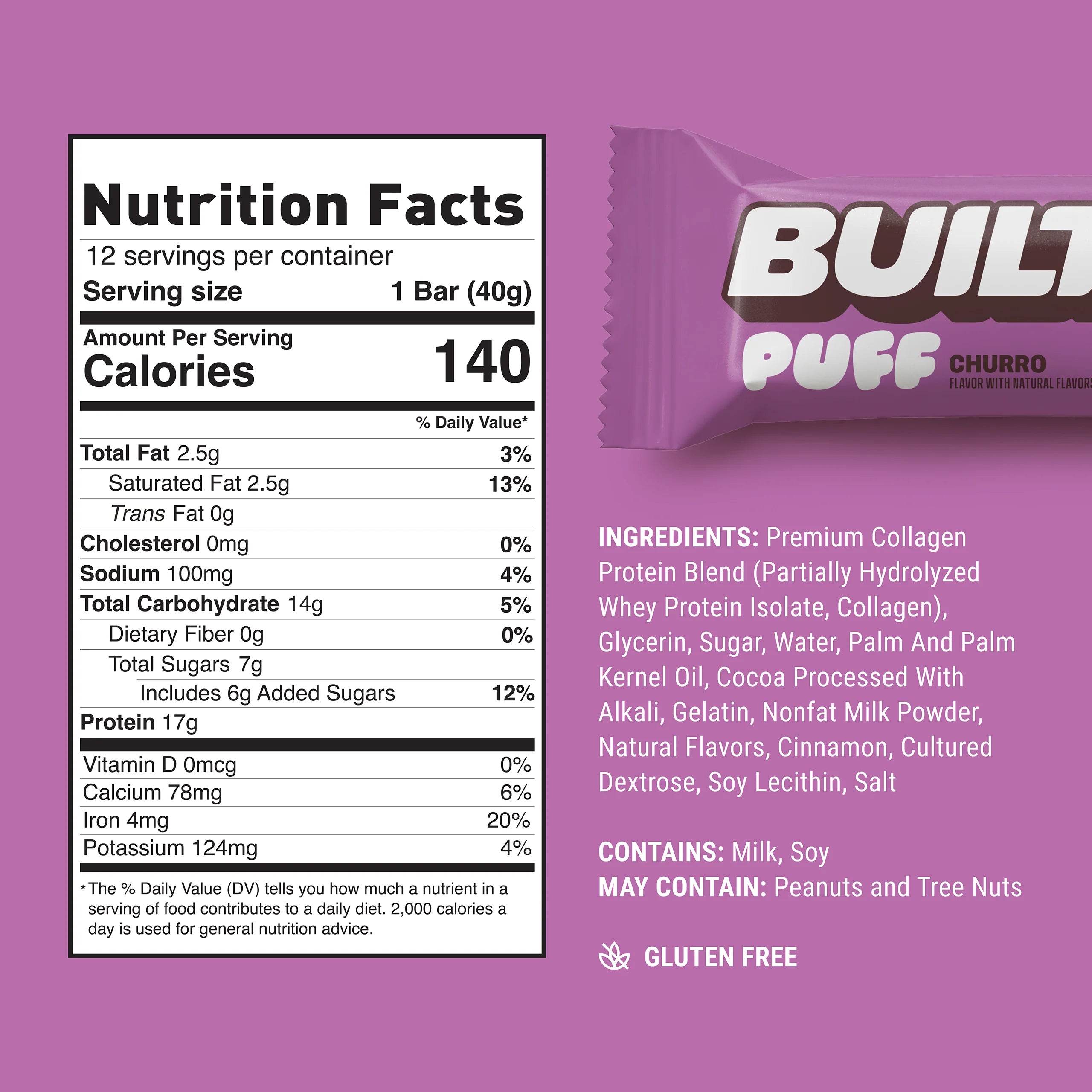 BUILT Puff Protein Bars