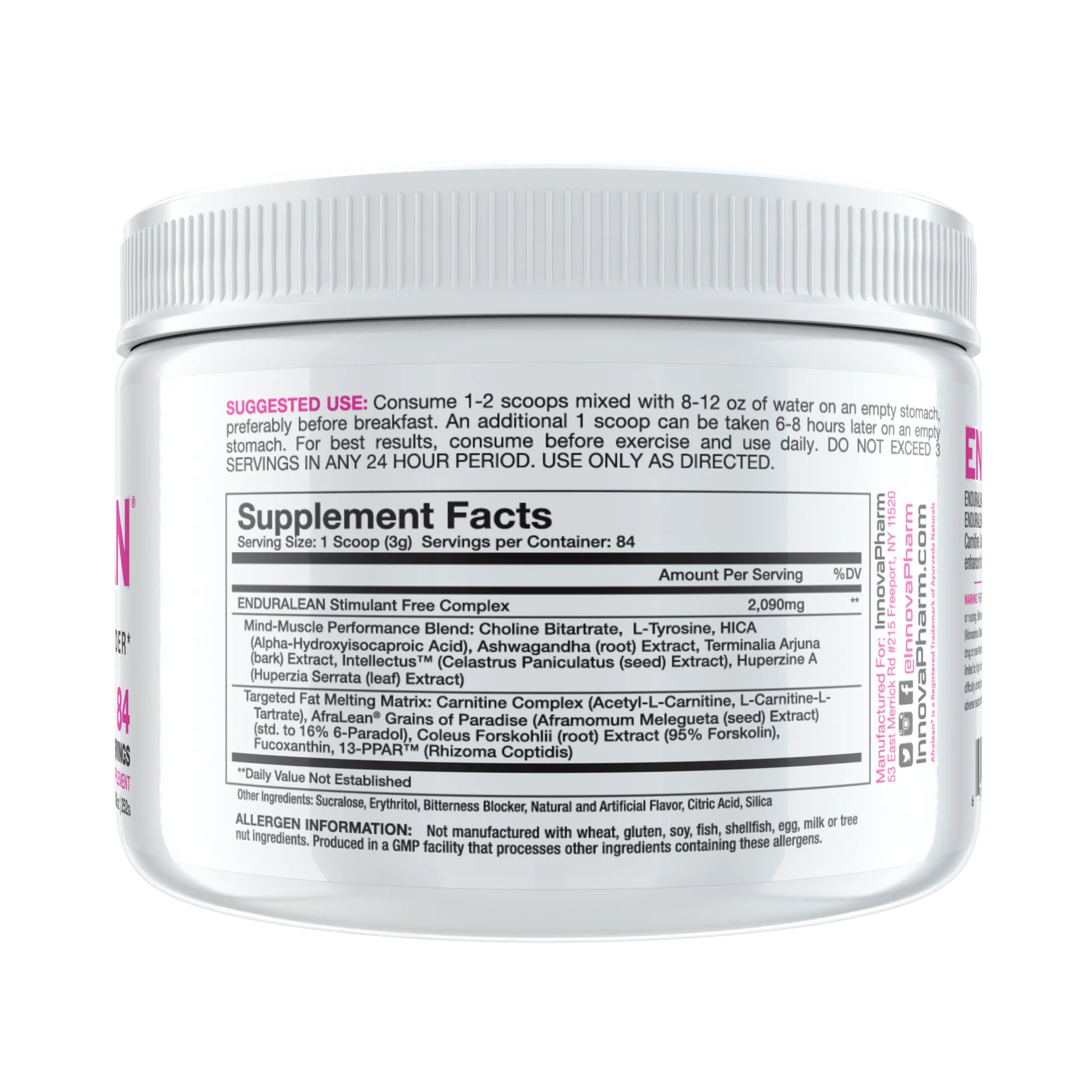 Innovapharm Enduralean Stim Free