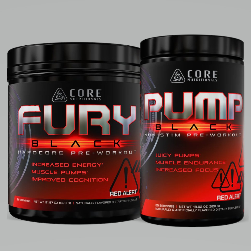Core Nutritionals Pre Workout Black Edition Stack