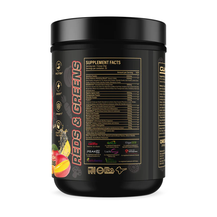 Ninja Supps Guardian: Greens & Reds