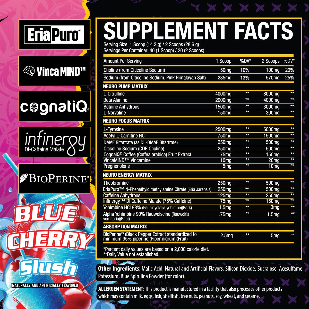 Xtremis Cartel El Jefe® Neuro Pre Workout