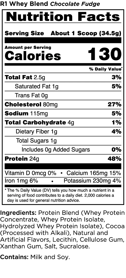 Rule 1 Whey Blend 5LB