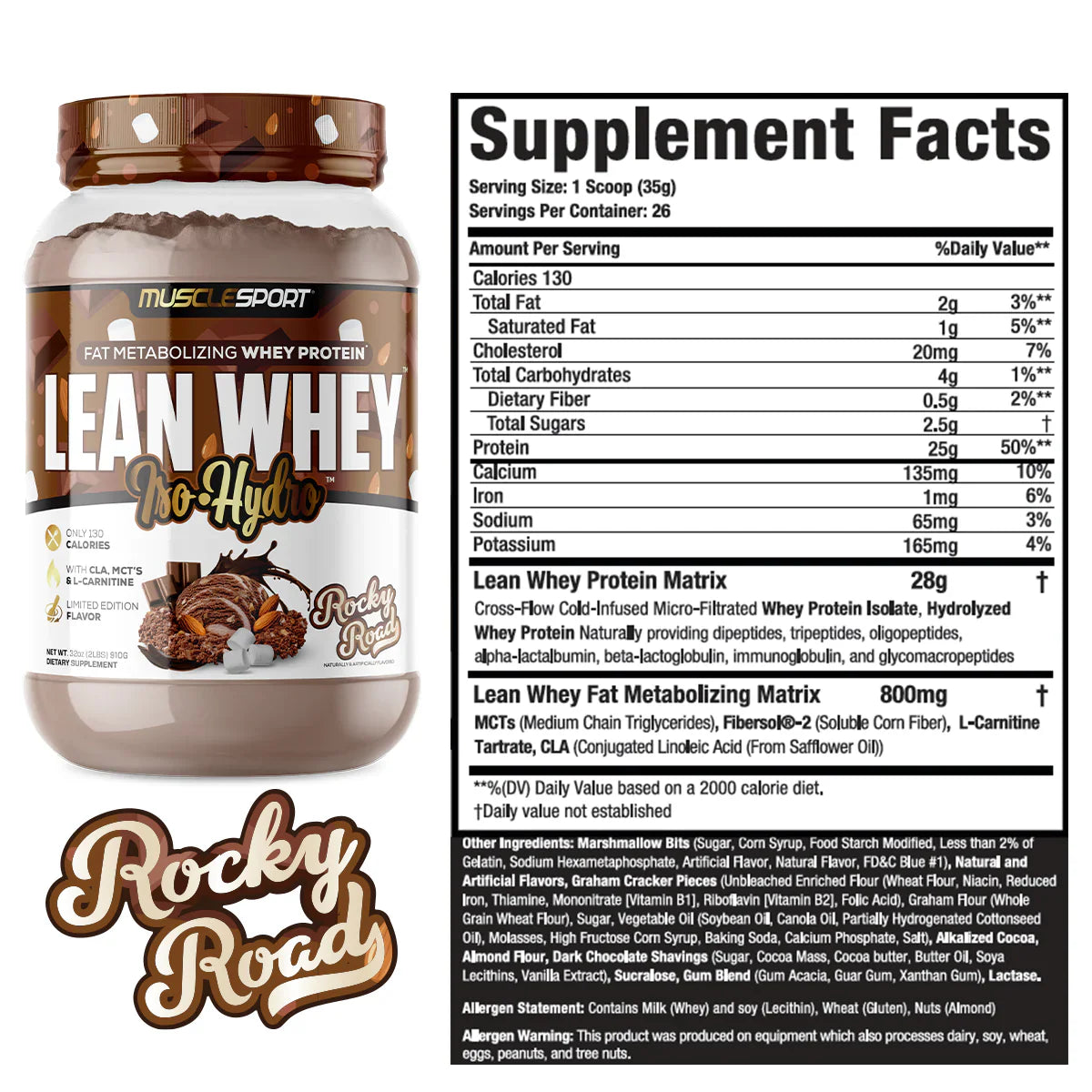 Musclesport Lean Whey™ Iso Hydro Gourmet 2lb Limited Editions