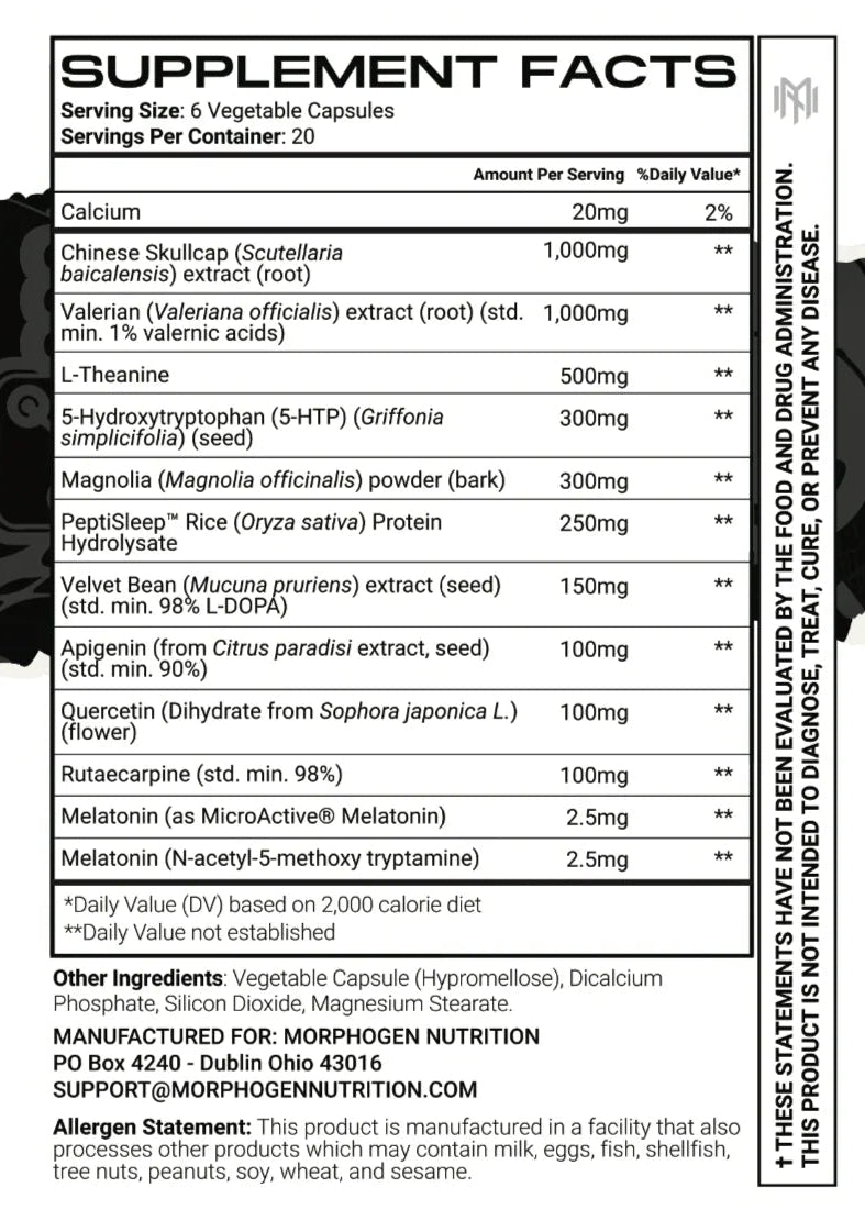 Morphogen Nutrition DEEP SLEEP