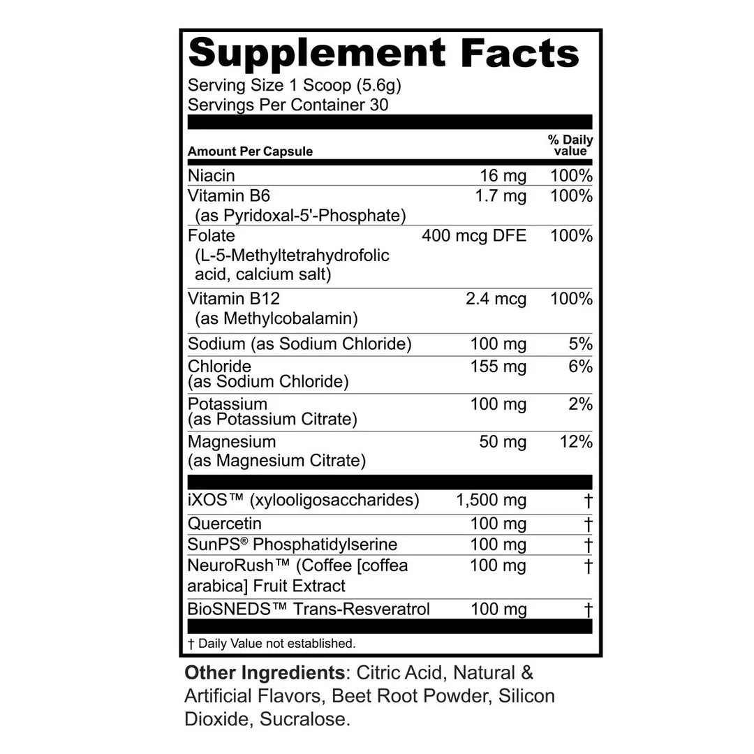 MyQ Brain Food + Electrolytes + Prebiotics
