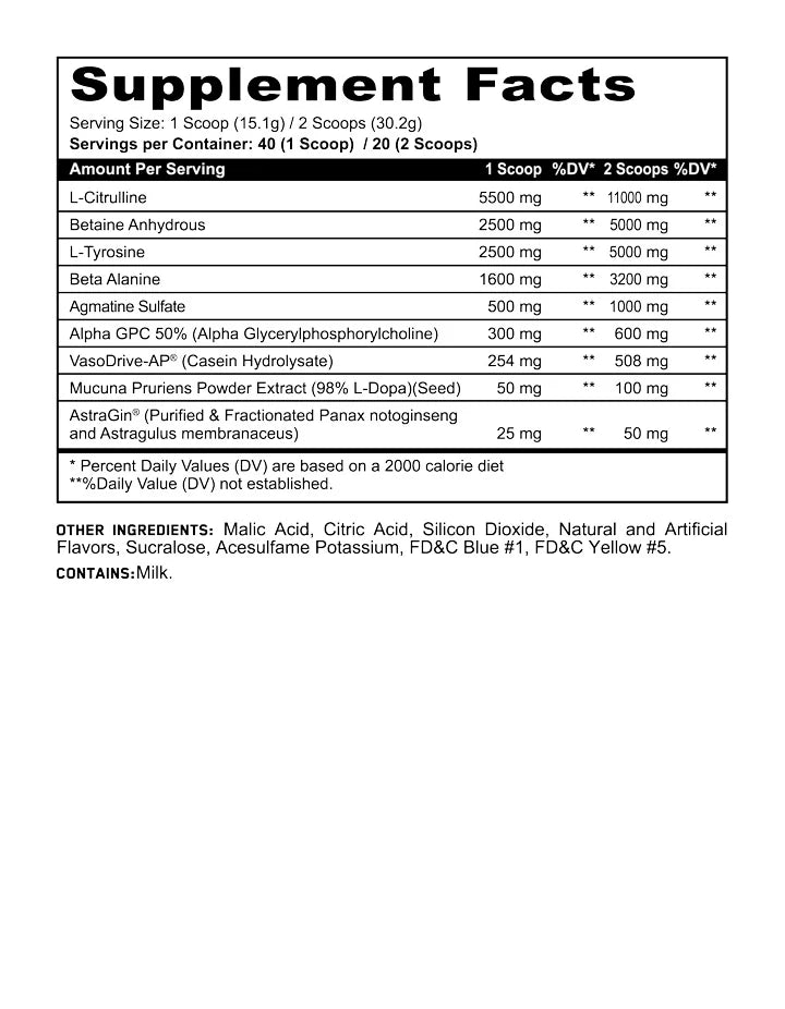 Panda Supps & V1 Nutra PANDAMUS LVL 1
