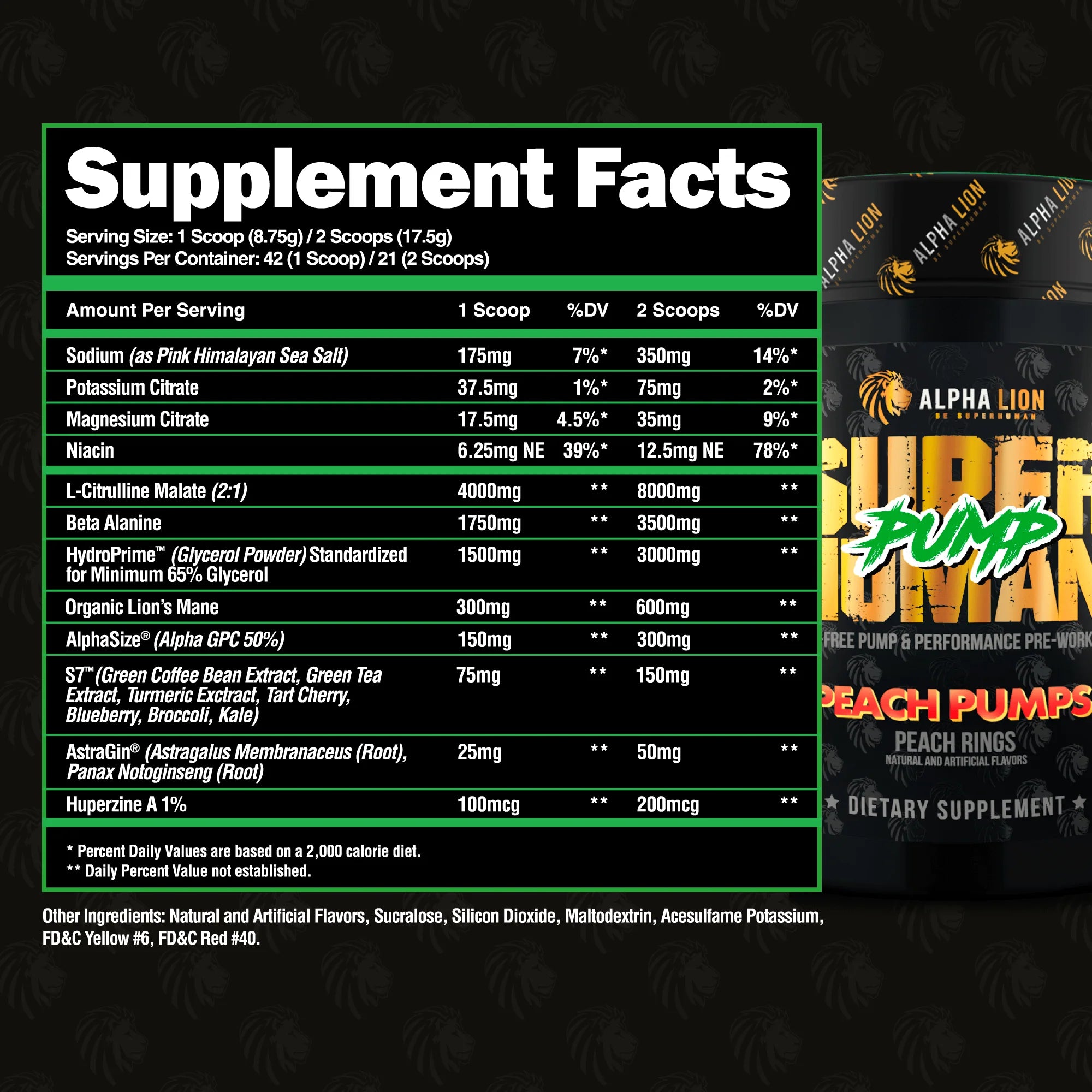 Alpha Lion Super Human Pre-Workout Stack