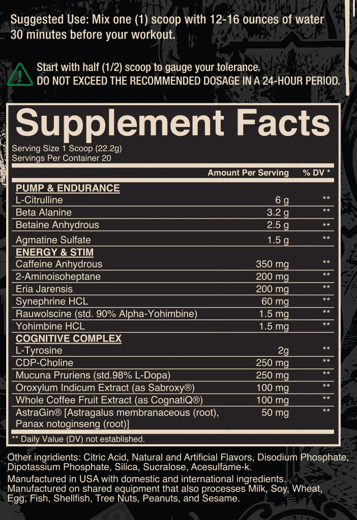 Condemned Labz Souls 4 Sale Preworkout