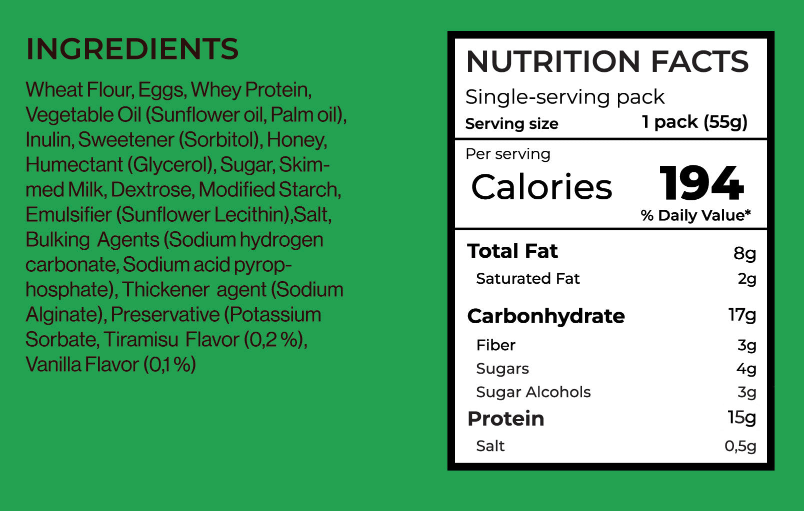 Smarter Snacks Protein Waffle