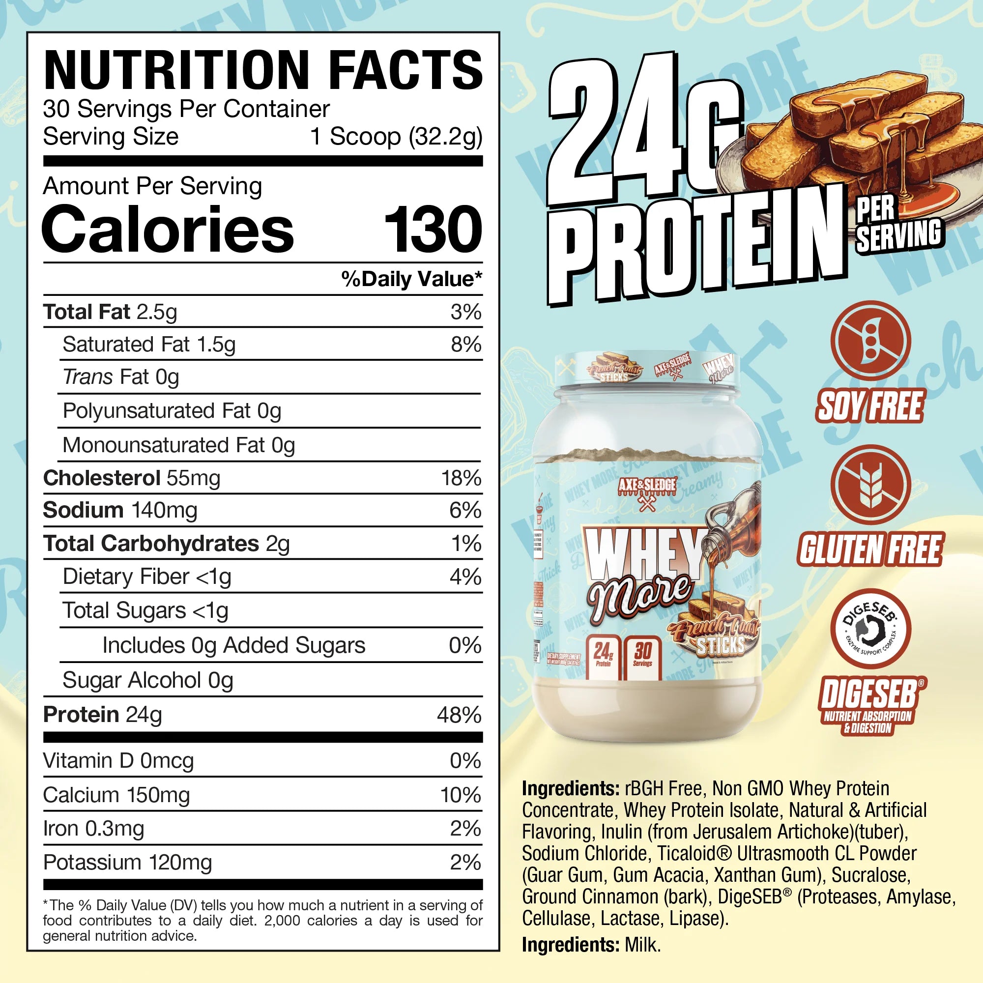 Axe & Sledge WHEY MORE