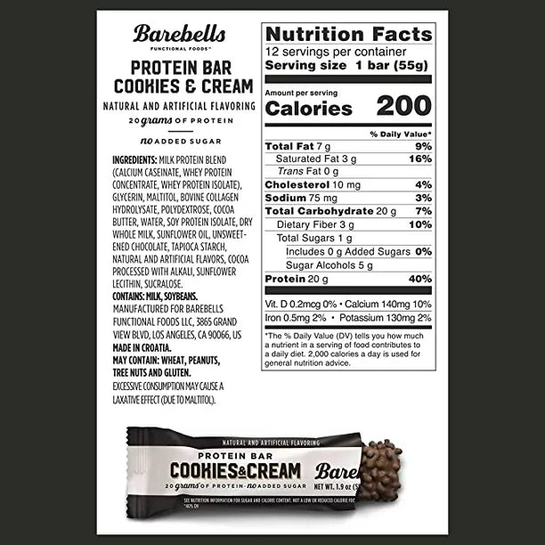 Barebells Protein Bars 12 pack