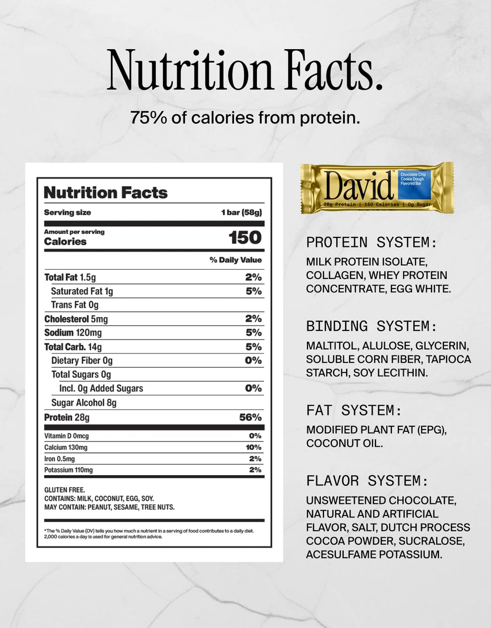 David Protein Bar