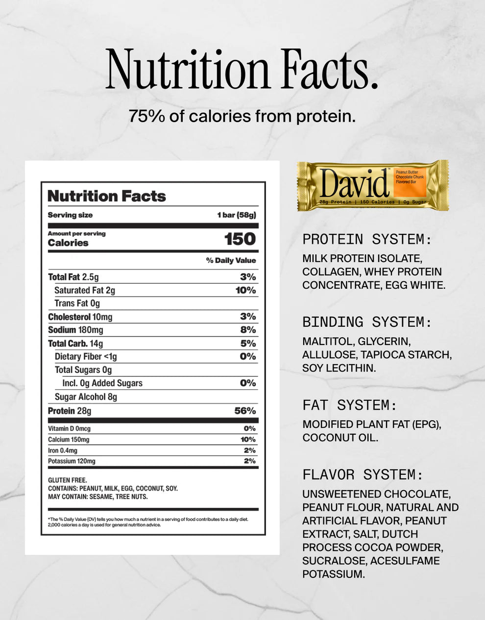 David Protein Bar