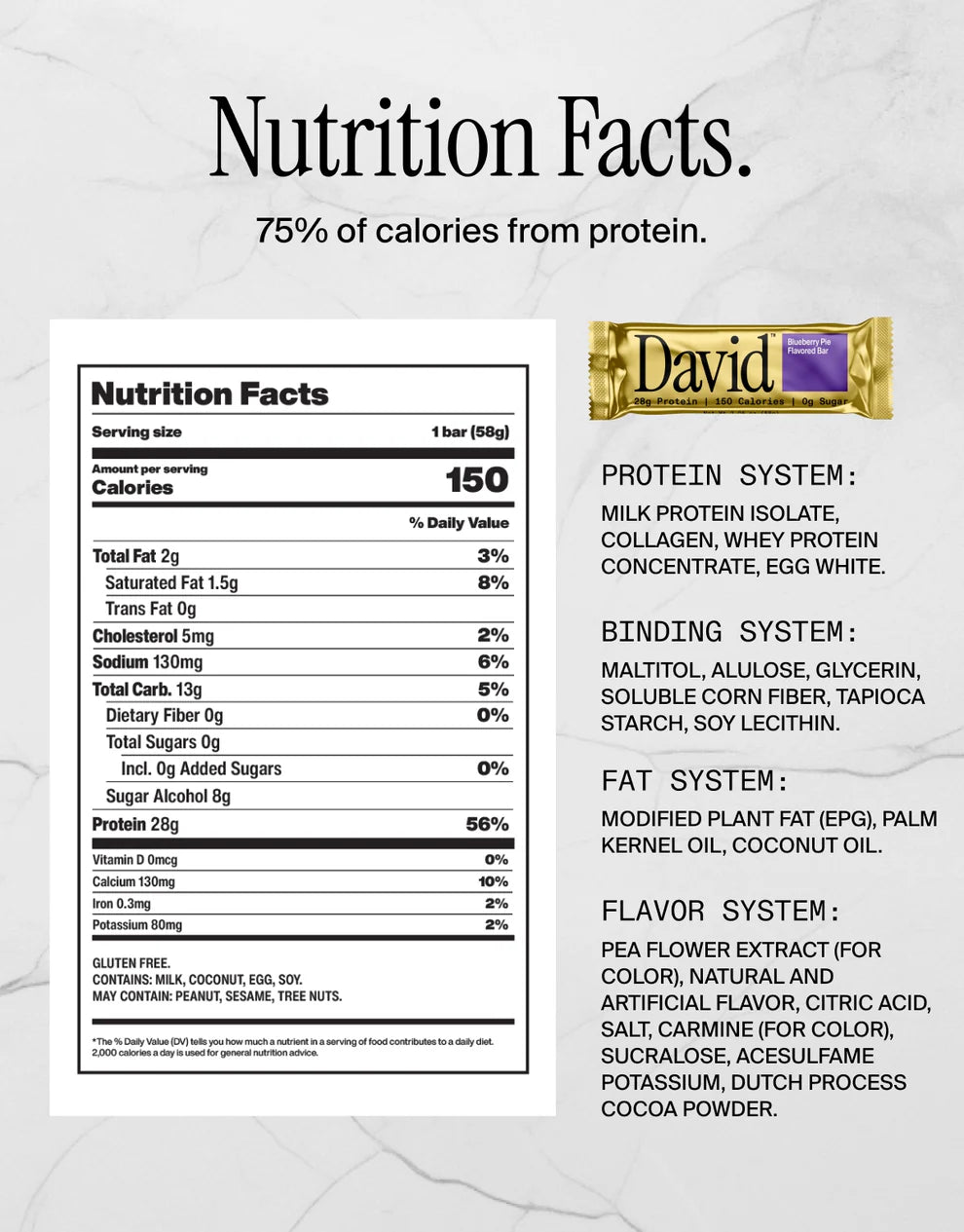 David Protein Bar