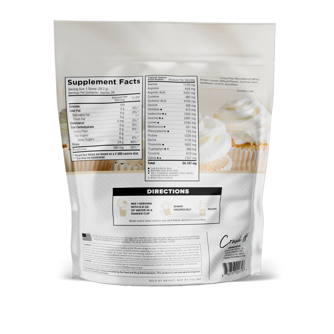 Core Nutritionals ISO 1.5lbs