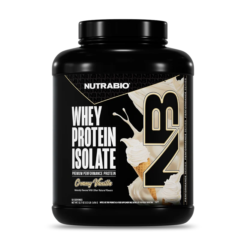 NutraBio Whey Isolate 50 servings