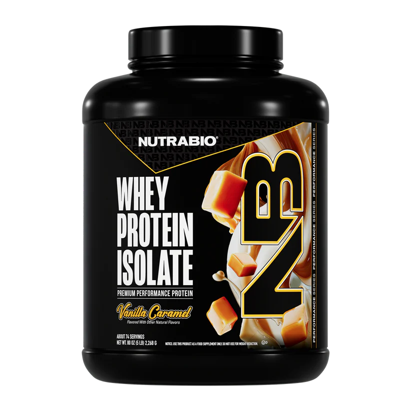 NutraBio Whey Protein Isolate 5LB