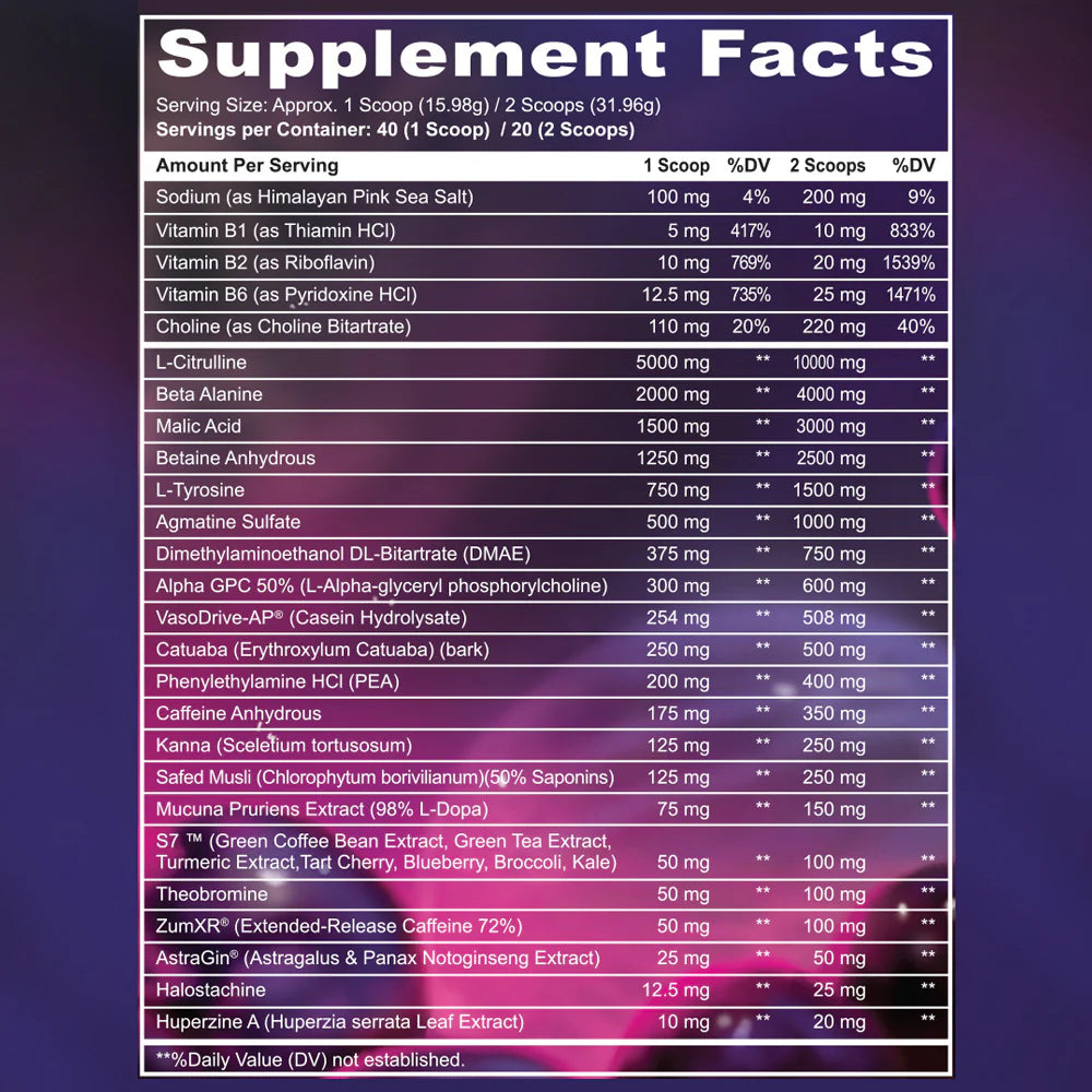 Black Magic X Panda Supps SAVAGE Pre-Workout (Limited Edition Collaboration)