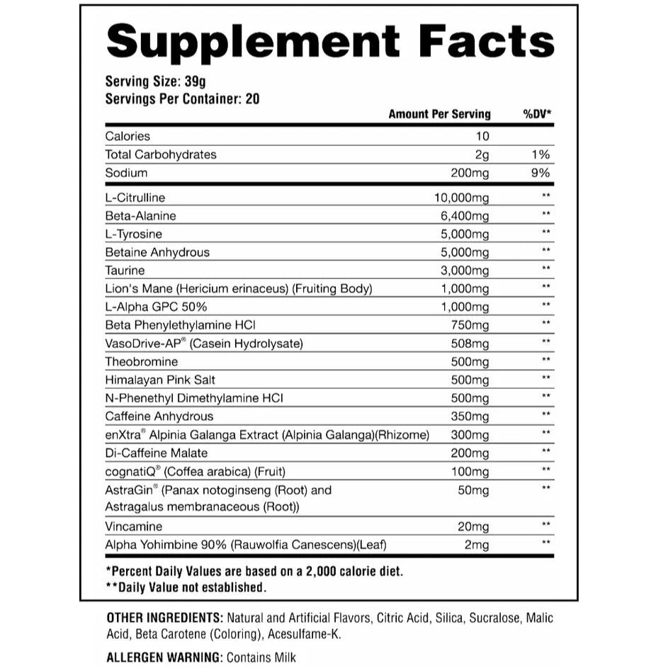 Apollon Nutrition TIME COP Elite Pre-Workout