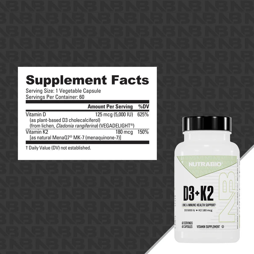 Nutrabio Vitamin D3 K2