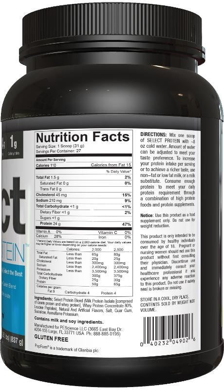 PEScience Select Protein 27 servings