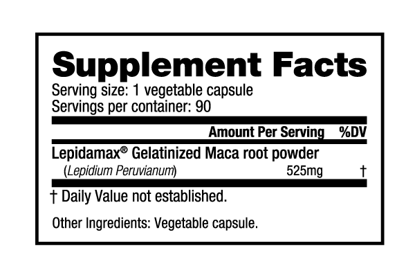 NutraBio Maca Lepidamax