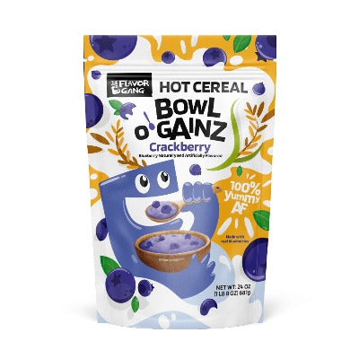 The Flavor Gang Hot Cereal Bowl O' Gainz