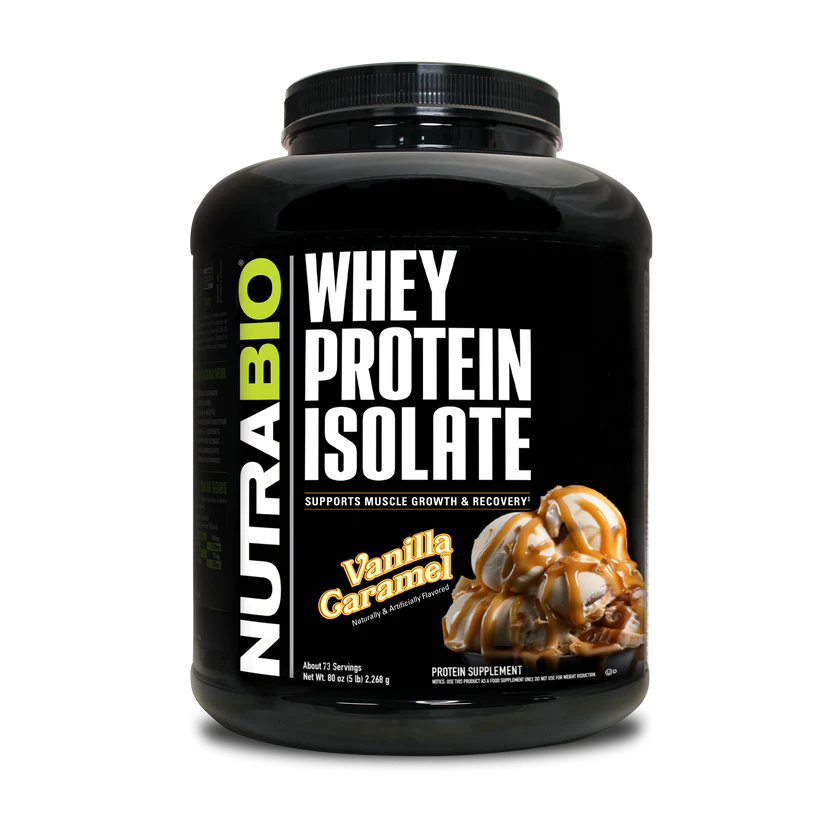 NutraBio Whey Protein Isolate 5LB