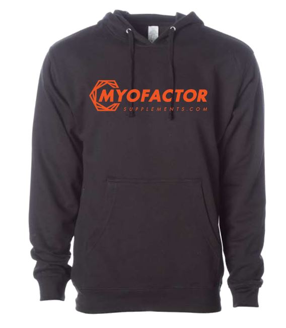 Myofactor Black & Orange Hoodie