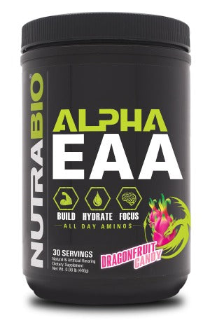 NutraBio Alpha EAA Amino Acids dragonfruit