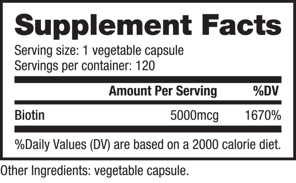 Nutrabio Biotin