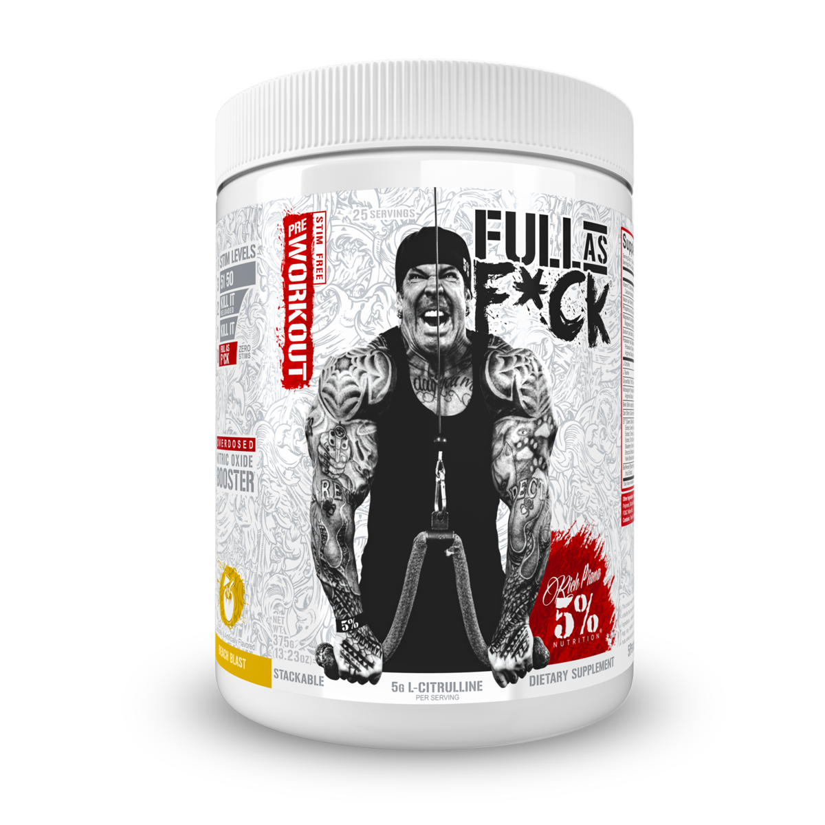 5% Nutrition Full as F*ck Stim Free Pre-Workout