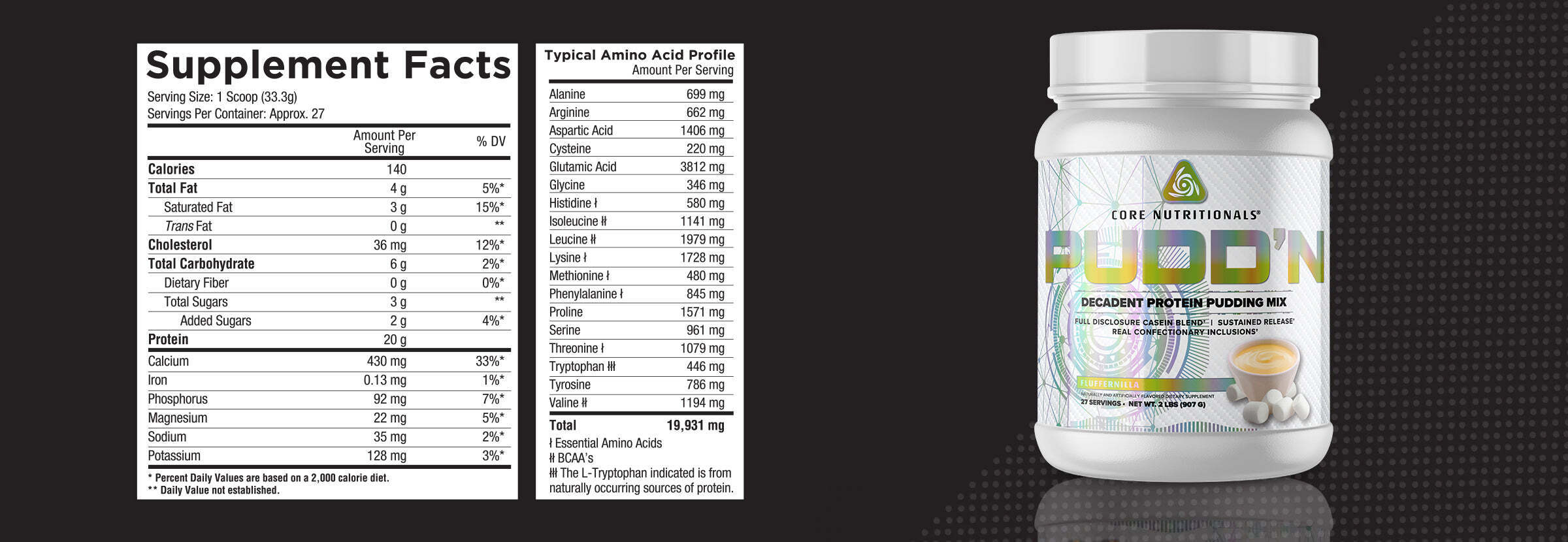 Core Nutritionals Pudd'n