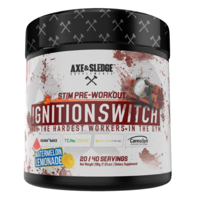Axe and Sledge Ignition Switch Stim Pre-Workout
